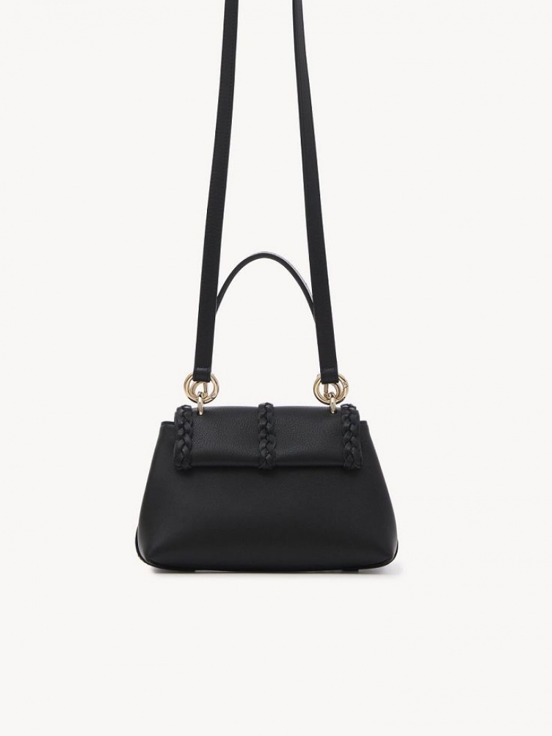 Chloe Penelope Soft Shoulder Mini Bags Svarta | CHE-SR13706