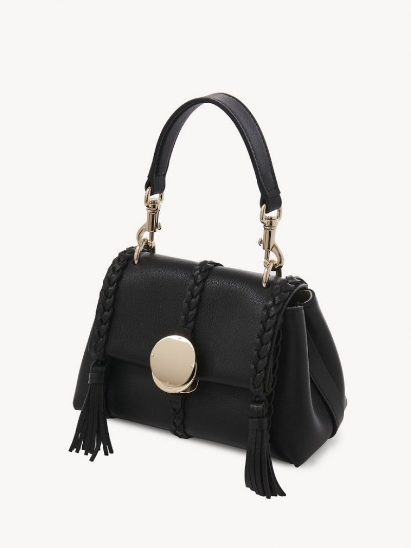 Chloe Penelope Soft Shoulder Mini Bags Svarta | CHE-SR13706