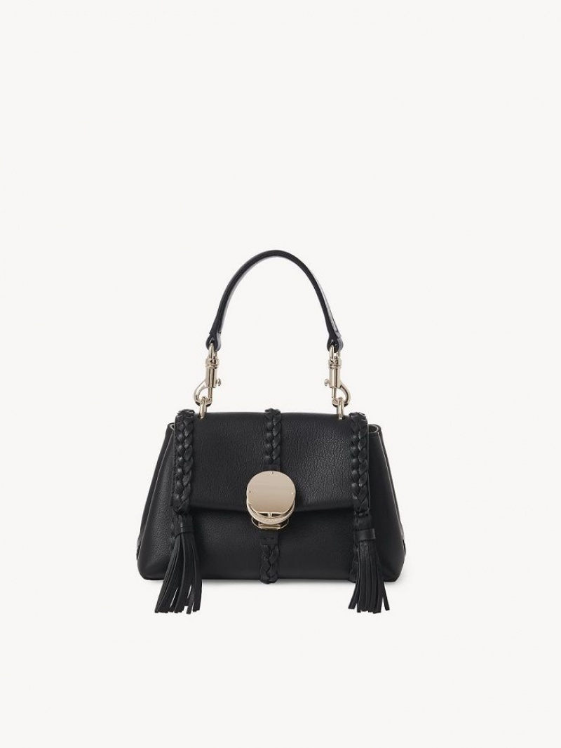 Chloe Penelope Soft Shoulder Mini Bags Svarta | CHE-SR13706