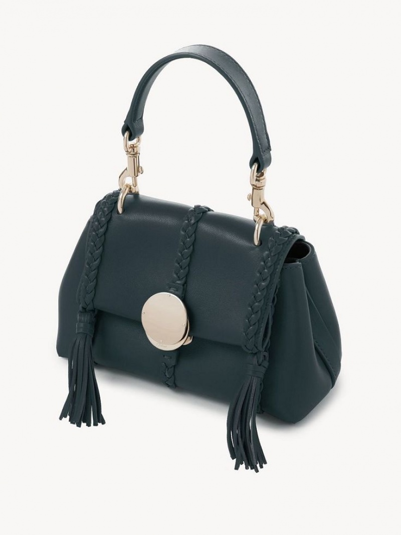 Chloe Penelope Soft Shoulder Mini Bags Turkos Gröna | CHE-SR13682