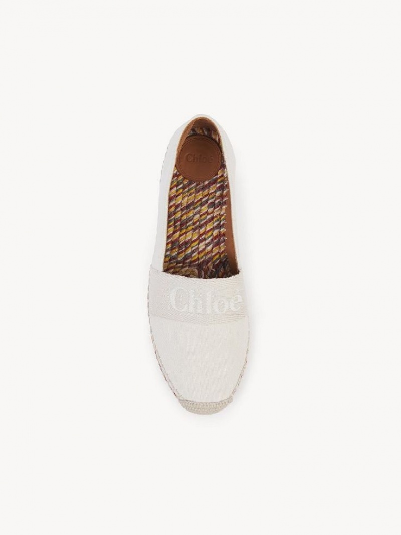 Chloe Piia Platta Espadrille Grå | CHE-SR14154