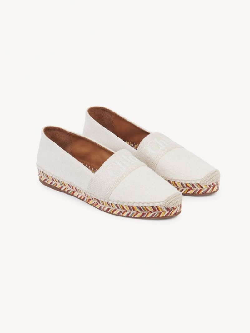 Chloe Piia Platta Espadrille Grå | CHE-SR14154