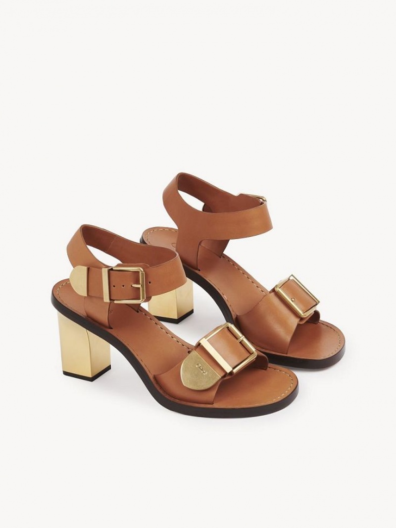 Chloe Rebecca High-heel Sandaler Bruna | CHE-SR14140