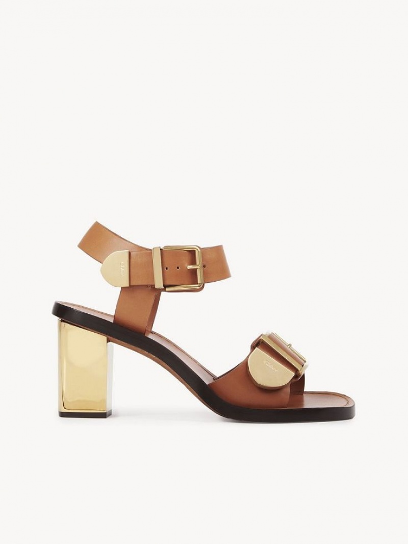 Chloe Rebecca High-heel Sandaler Bruna | CHE-SR14140