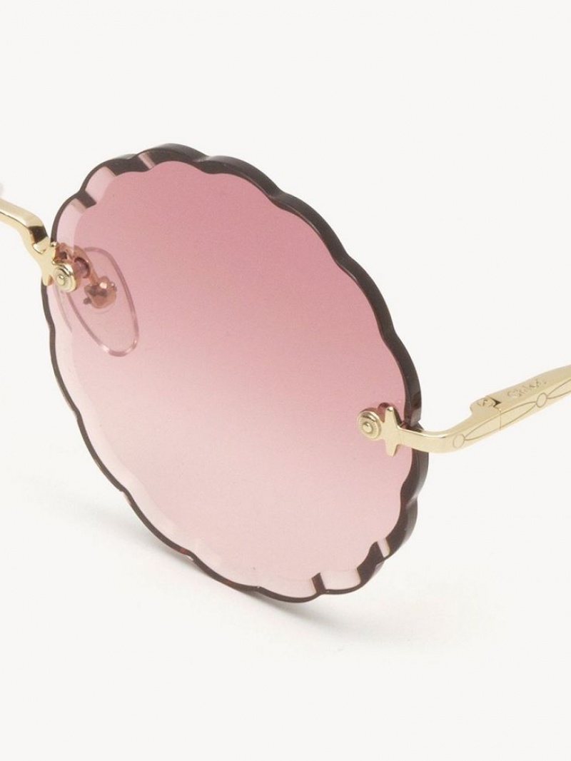 Chloe Rosie Solglasögon Guld Rosa | CHE-SR14555