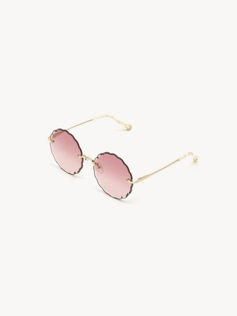 Chloe Rosie Solglasögon Guld Rosa | CHE-SR14555