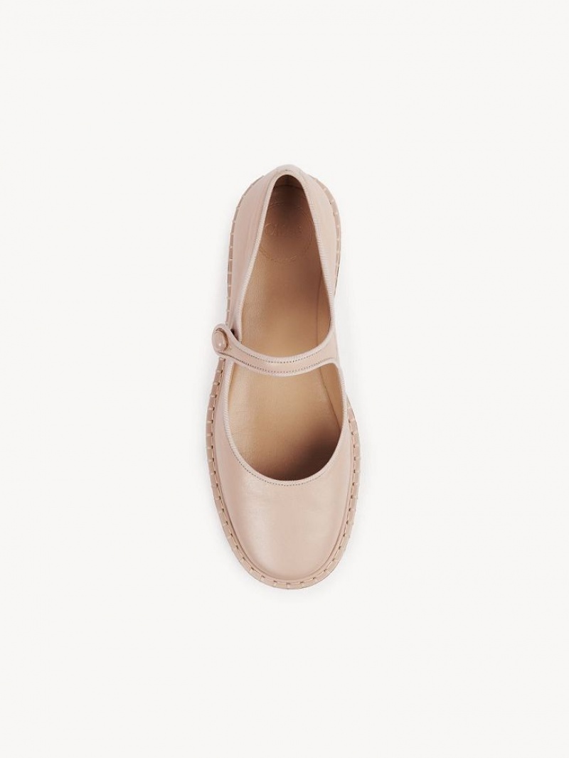 Chloe Rubie Ballet Flat Rosa | CHE-SR14258