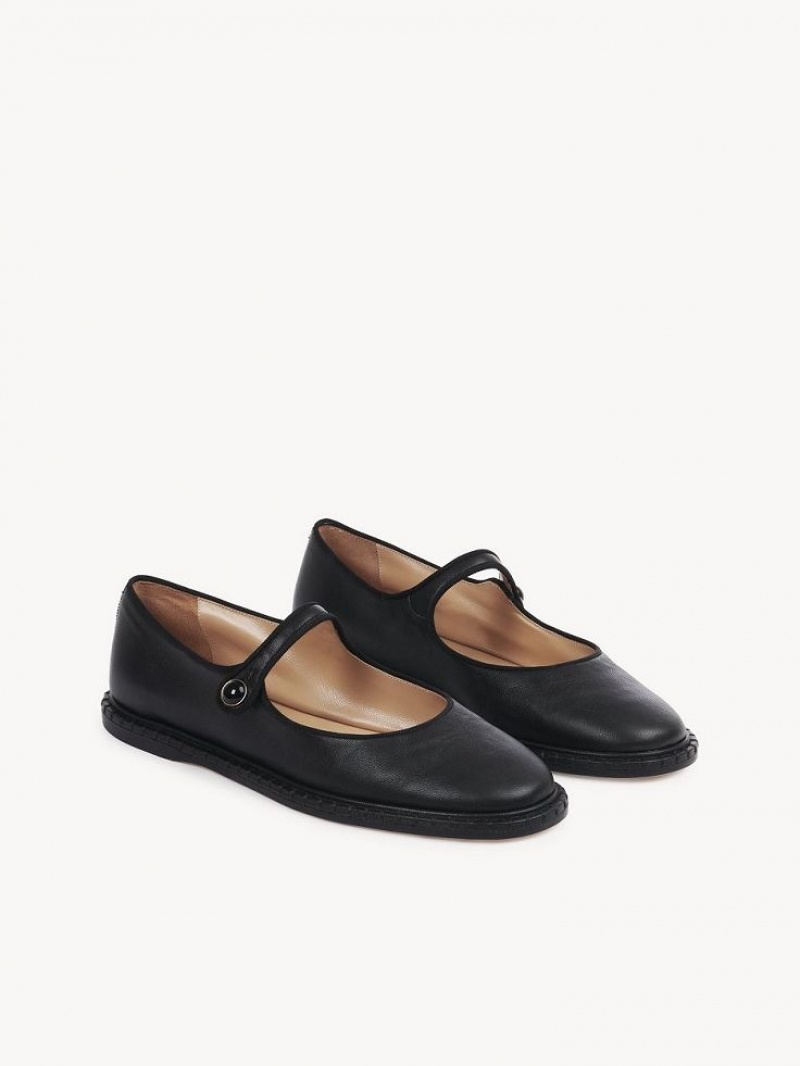 Chloe Rubie Ballet Flat Svarta | CHE-SR14260