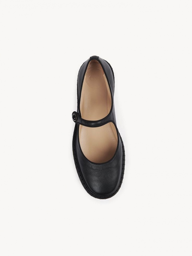 Chloe Rubie Ballet Flat Svarta | CHE-SR14260