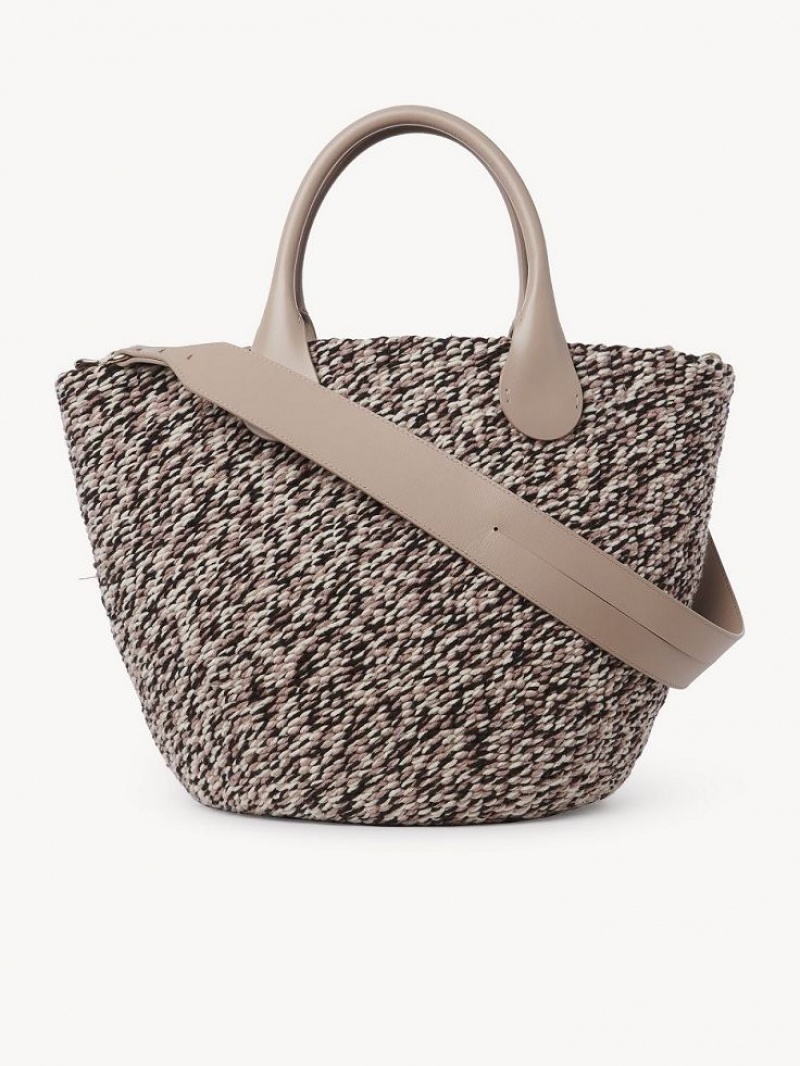 Chloe Sabia Hamper Toteväska Beige | CHE-SR13337