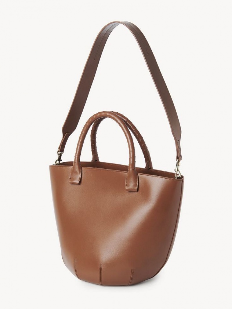 Chloe Sabia Hamper Toteväska Bruna | CHE-SR13370