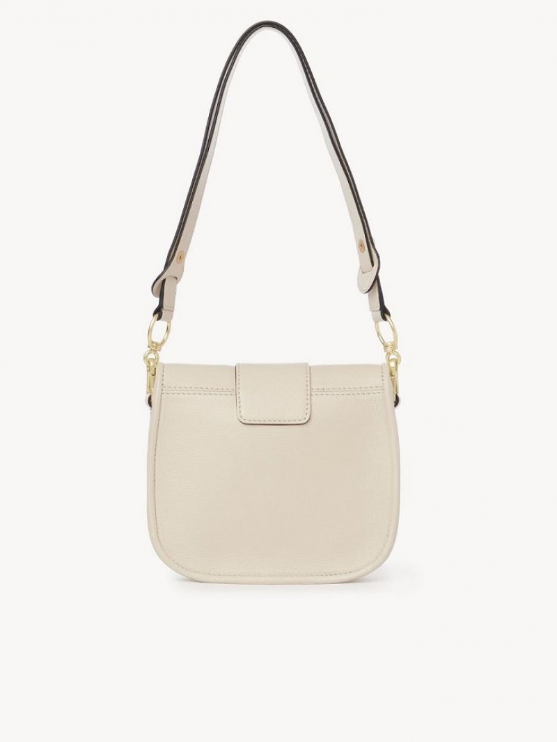 Chloe Saddie Satchel Axelväska Beige | CHE-SR14668