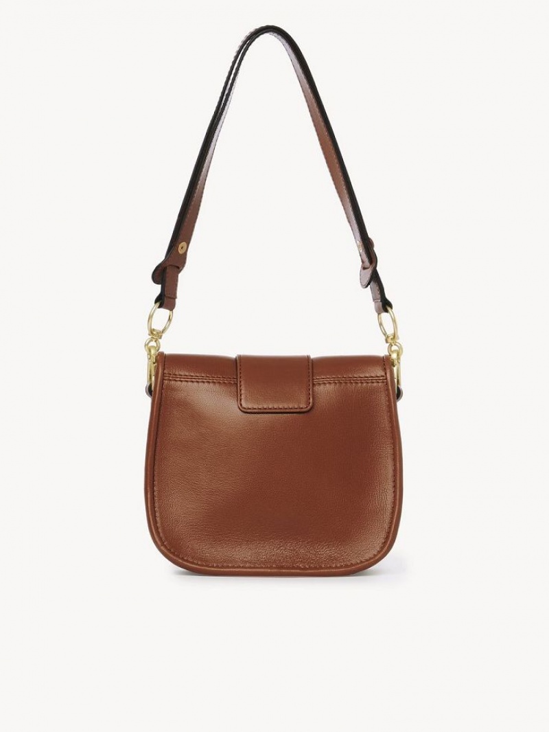 Chloe Saddie Satchel Axelväska Bruna | CHE-SR14632