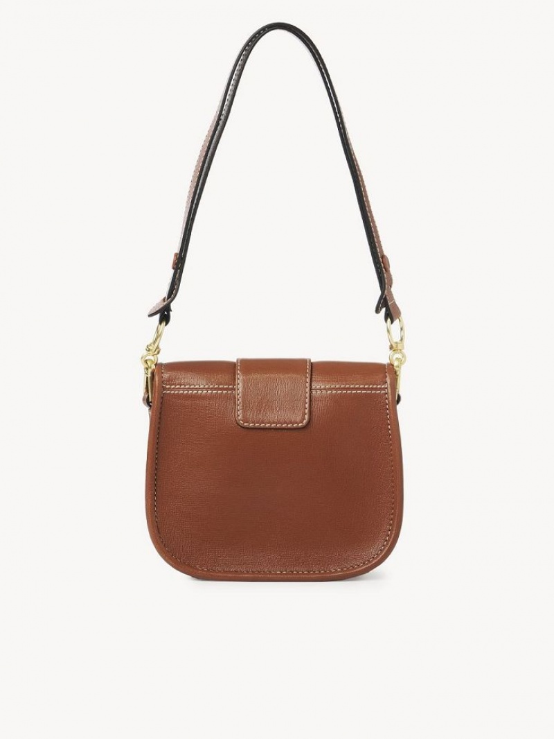 Chloe Saddie Satchel Axelväska Bruna | CHE-SR14667