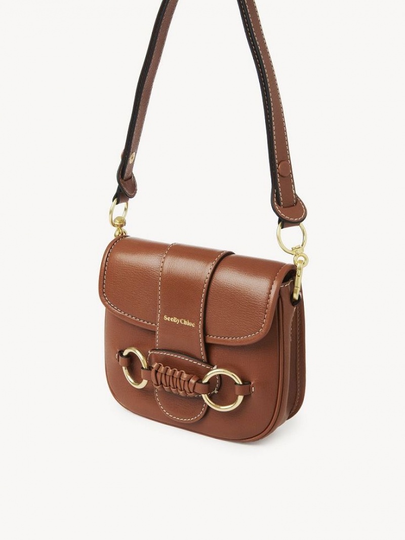 Chloe Saddie Satchel Axelväska Bruna | CHE-SR14667