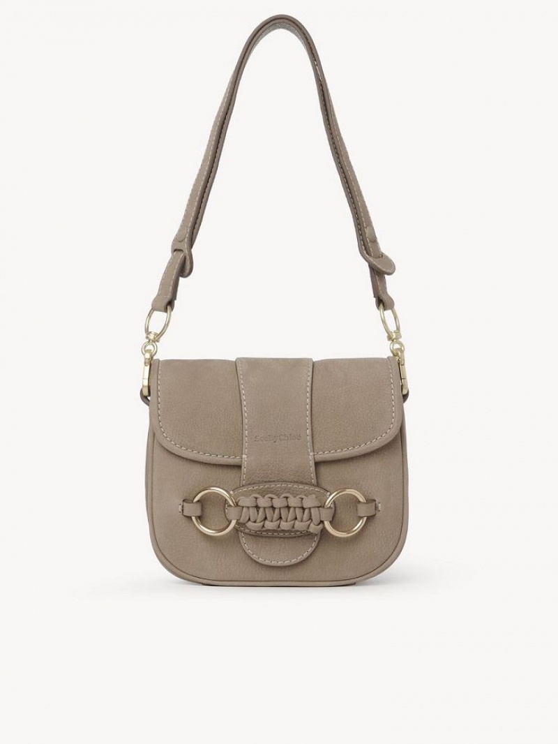 Chloe Saddie Satchel Axelväska Grå | CHE-SR14666