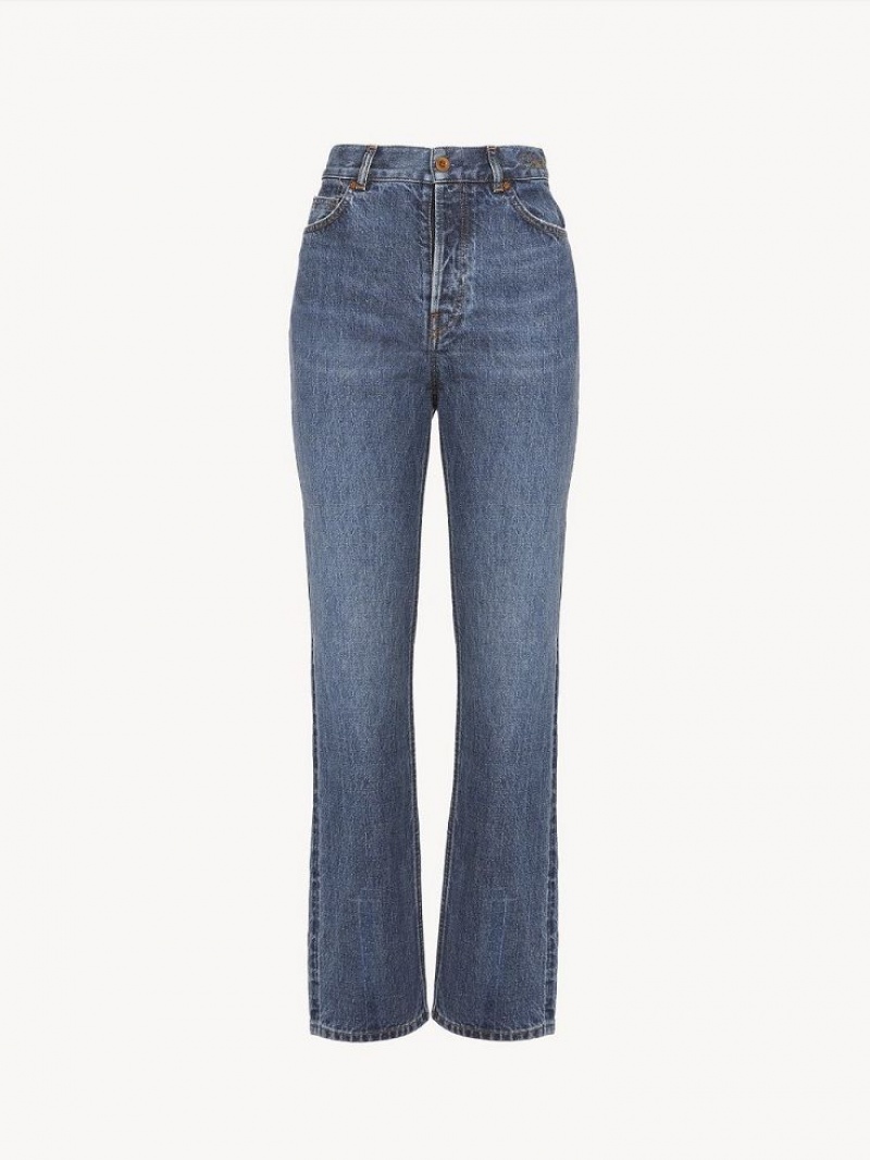 Chloe Semeru Hetero-leg Jeans Blå | CHE-SR13977