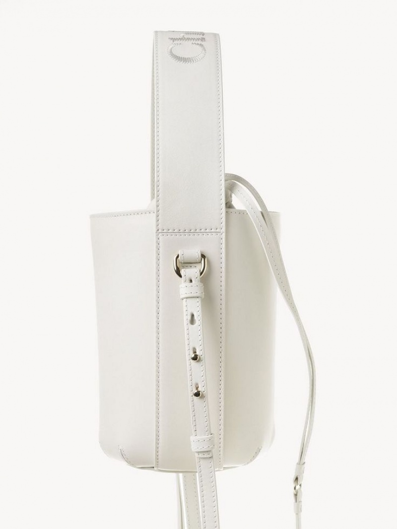 Chloe Sense Bucket Crossbody Väska Vita | CHE-SR13529