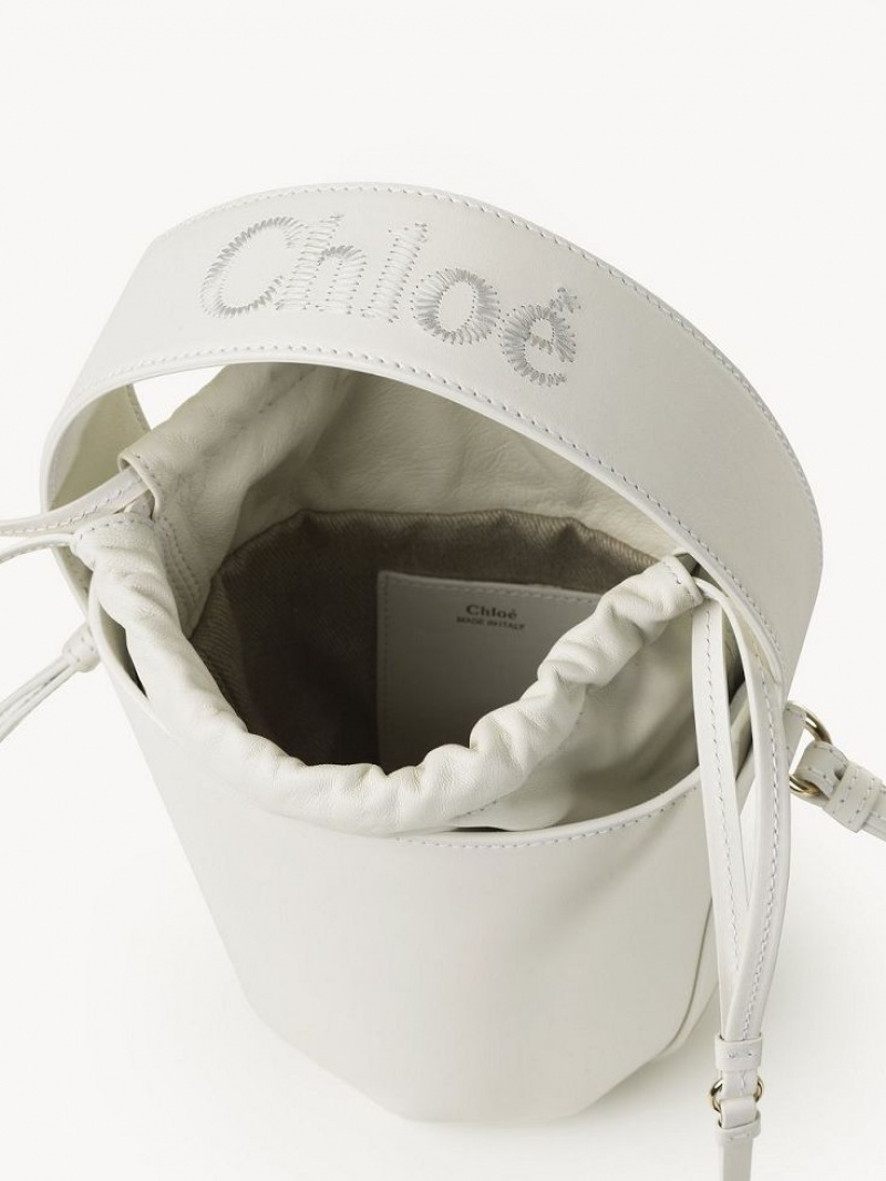 Chloe Sense Bucket Crossbody Väska Vita | CHE-SR13529