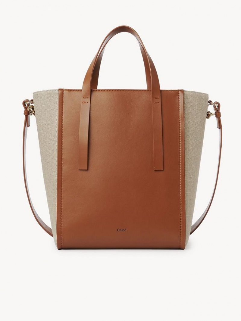 Chloe Sense Medium Axelväska Bruna | CHE-SR13424