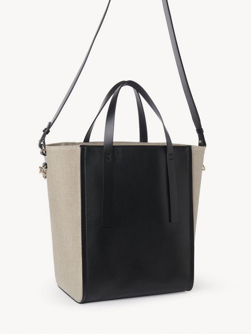 Chloe Sense Medium Axelväska Svarta | CHE-SR13423