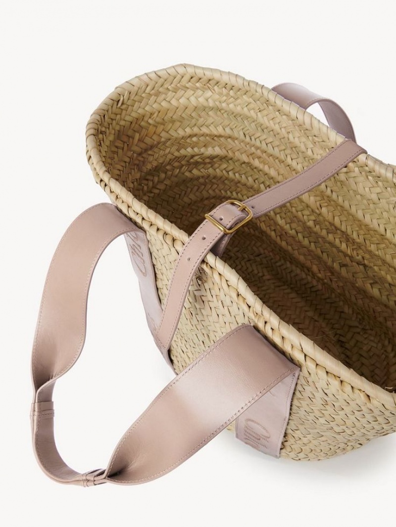 Chloe Sense Medium Basket Toteväska Beige | CHE-SR13382