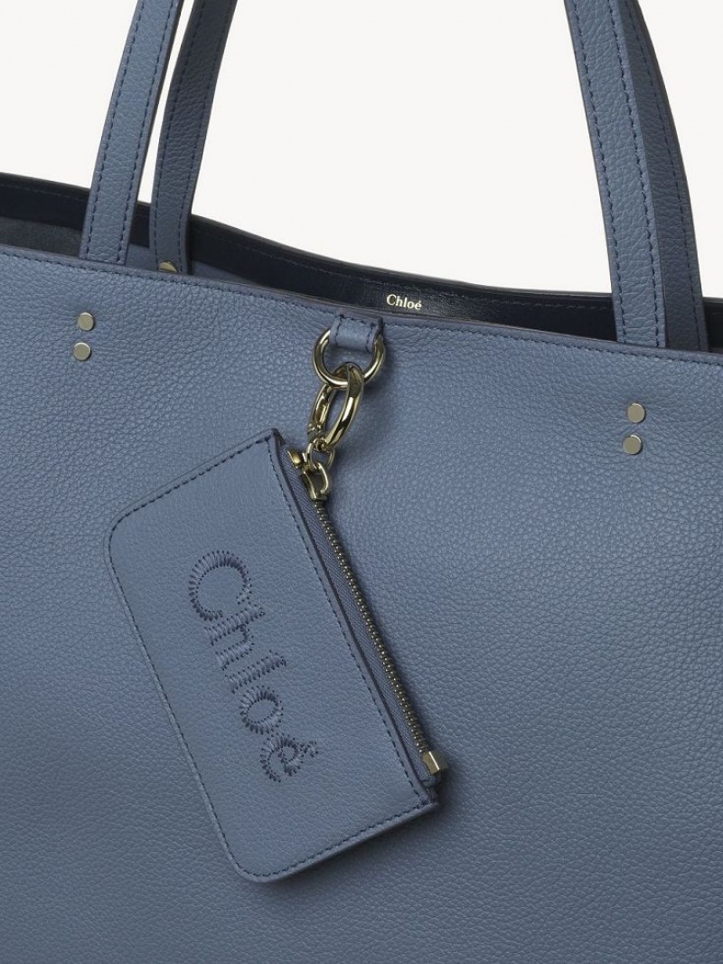 Chloe Sense Medium East-west Toteväska Mörkblå | CHE-SR13329