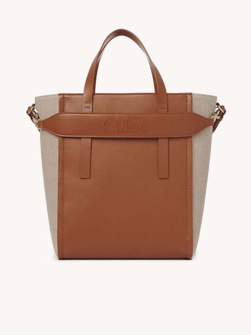 Chloe Sense Medium Toteväska Bruna | CHE-SR13396