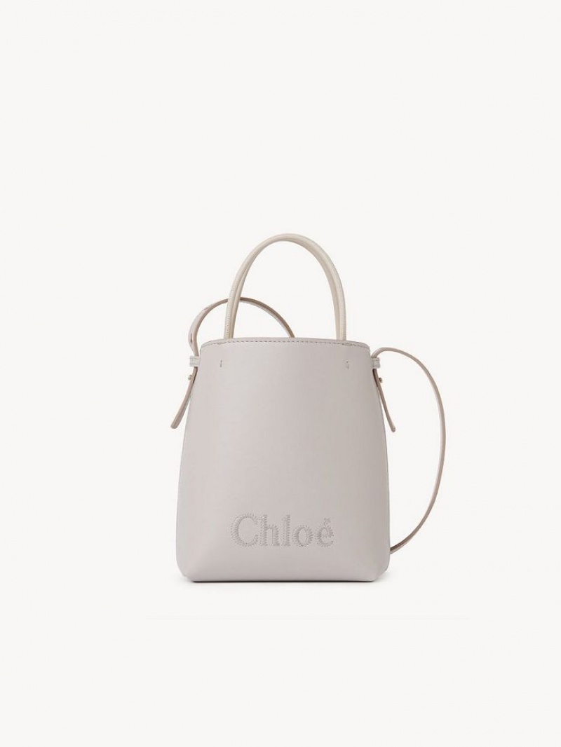 Chloe Sense Micro Axelväska Grå | CHE-SR13405