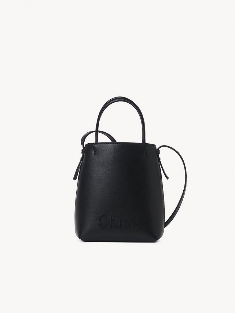 Chloe Sense Micro Axelväska Svarta | CHE-SR13404