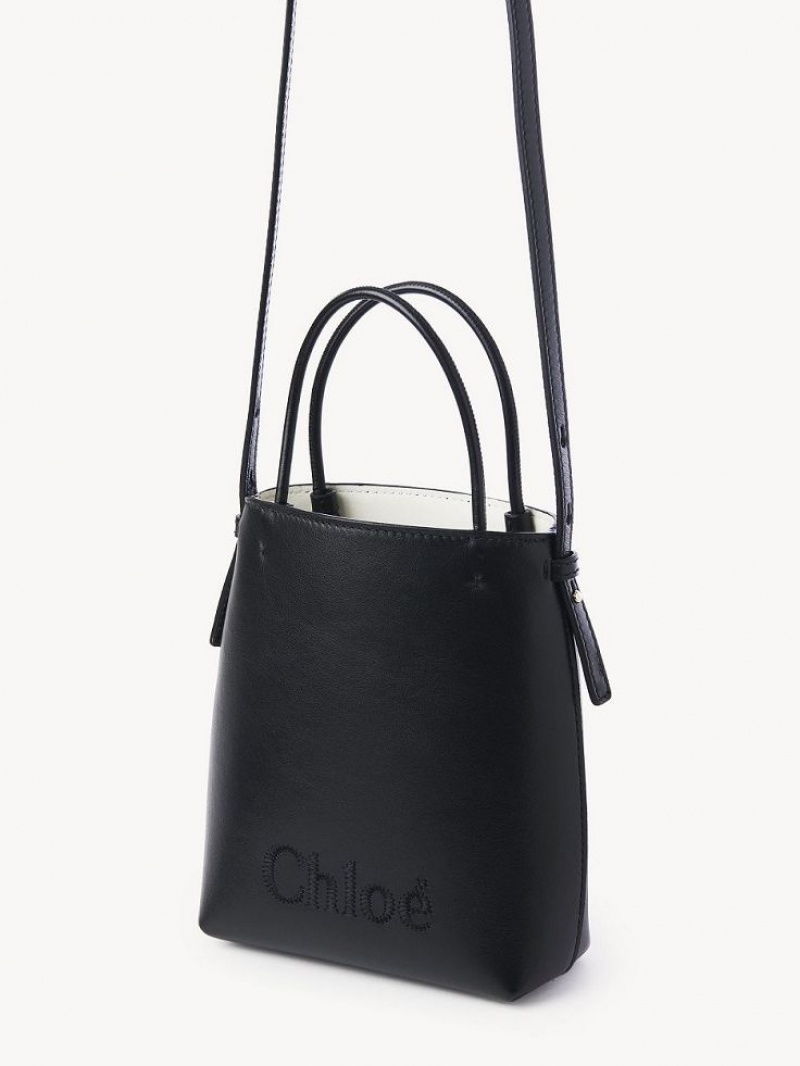 Chloe Sense Micro Axelväska Svarta | CHE-SR13404