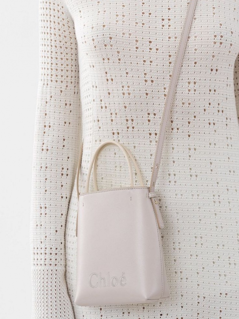 Chloe Sense Micro Crossbody Väska Grå | CHE-SR13581