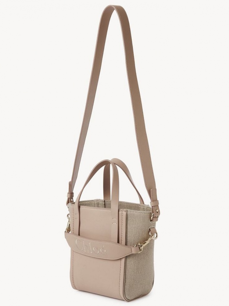 Chloe Sense Small Axelväska Beige | CHE-SR13418