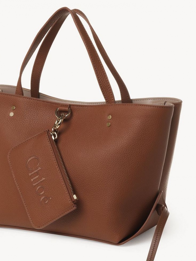 Chloe Sense Small East-west Toteväska Bruna | CHE-SR13326