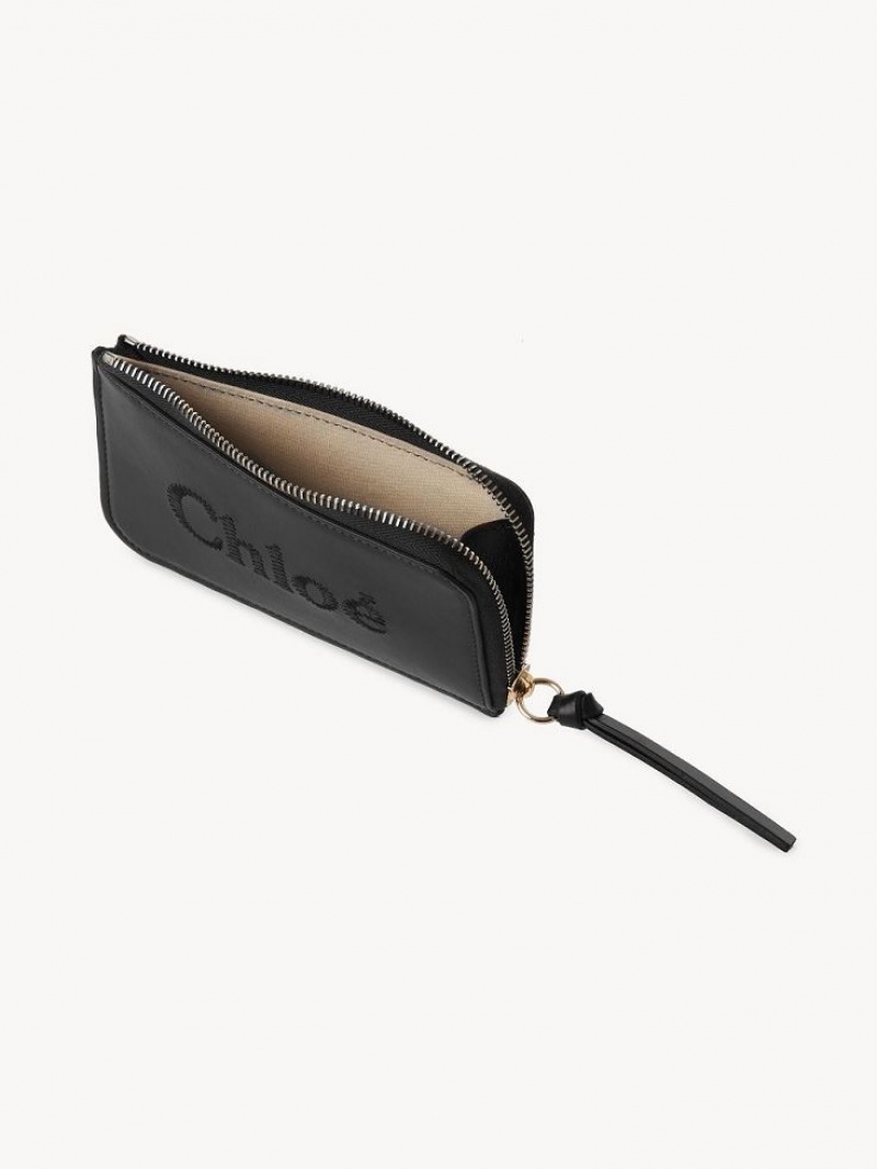 Chloe Sense Small Purse Myntplånbok Svarta | CHE-SR14319