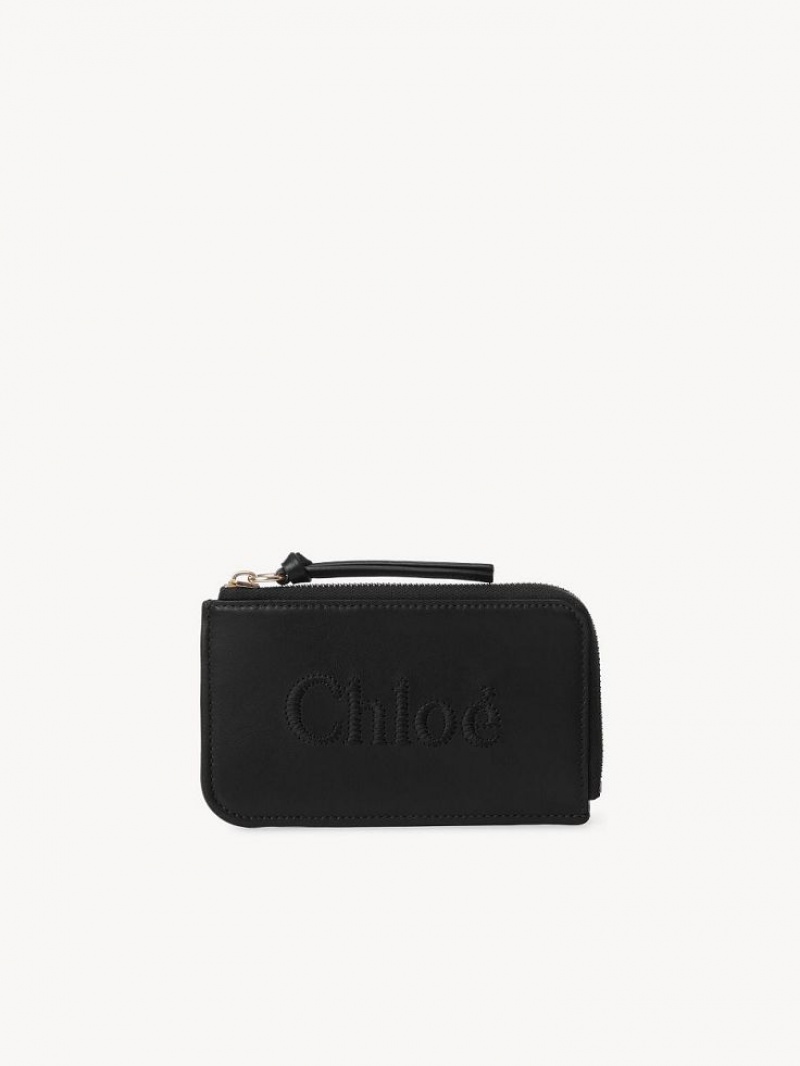 Chloe Sense Small Purse Myntplånbok Svarta | CHE-SR14319