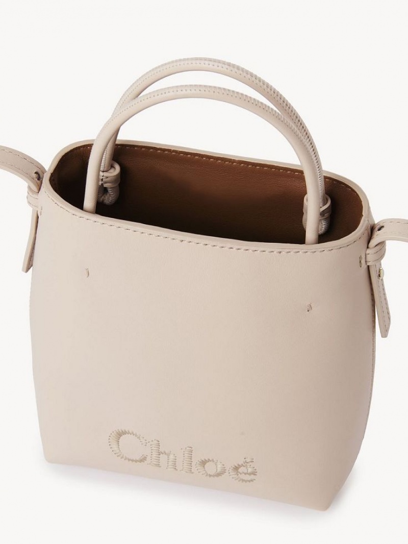 Chloe Sense Tote Mini Bags Rosa | CHE-SR13719