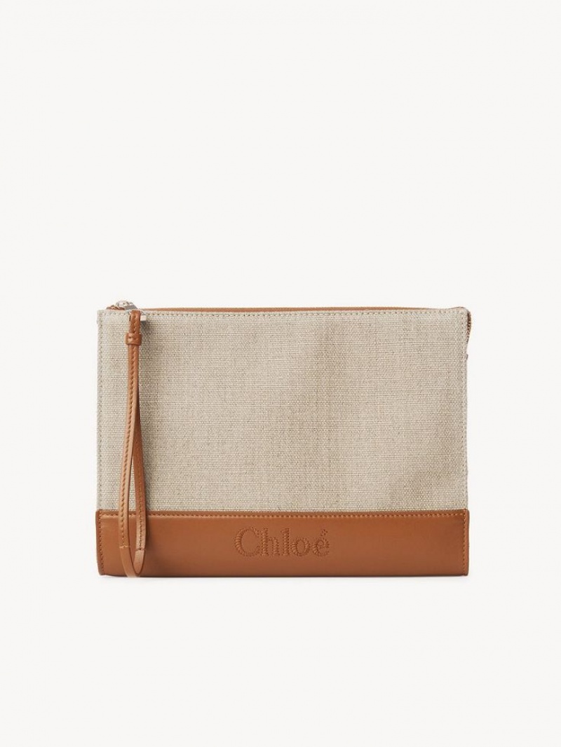 Chloe Sense Zippered Påse Bruna | CHE-SR14329