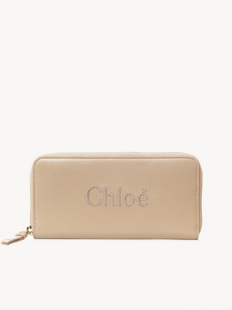 Chloe Sense Zippered Stor Plånbok Rosa | CHE-SR14298