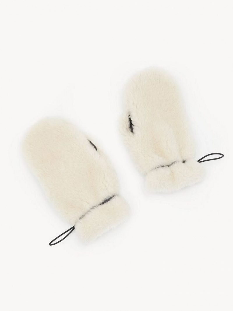 Chloe Shearling Mittens Hatt Choklad | CHE-SR14478