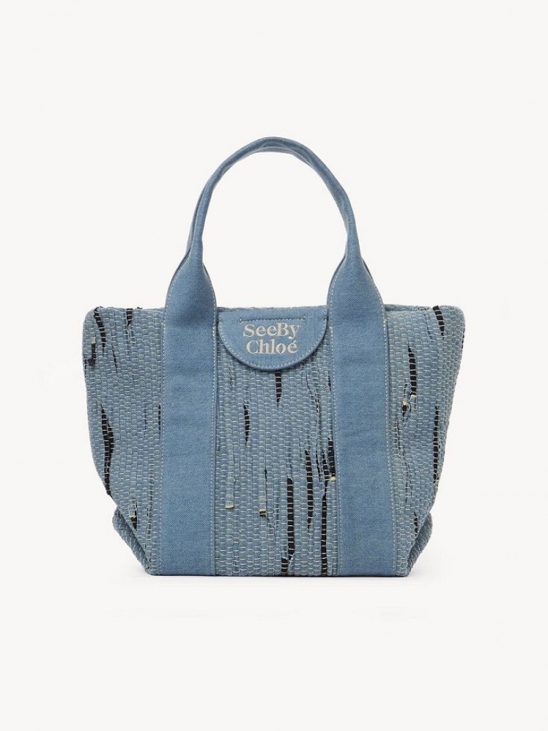 Chloe Small Laetizia Toteväska Blå | CHE-SR14709