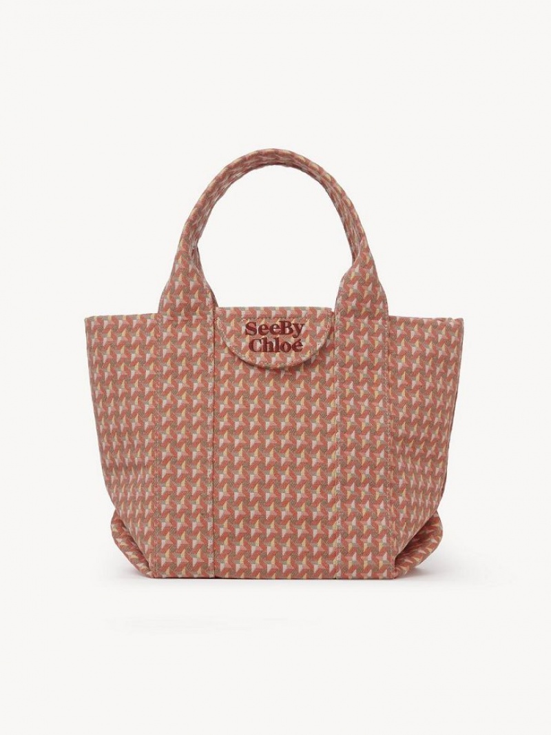 Chloe Small Laetizia Toteväska Orange | CHE-SR14702