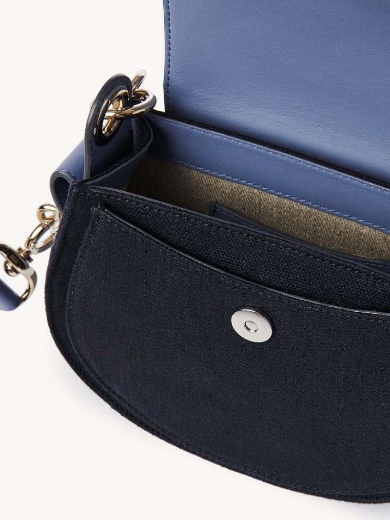 Chloe Small Tess Crossbody Väska Olika Färger Blå | CHE-SR13526