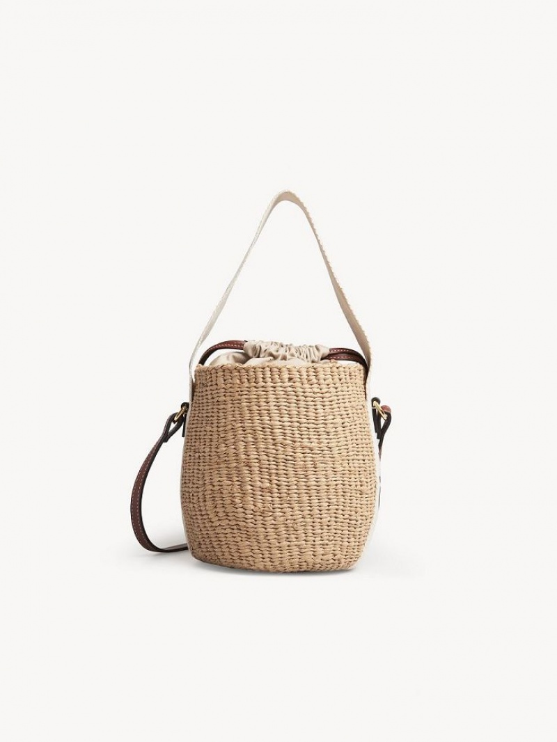 Chloe Small Woody Basket Crossbody Väska Vita | CHE-SR13609