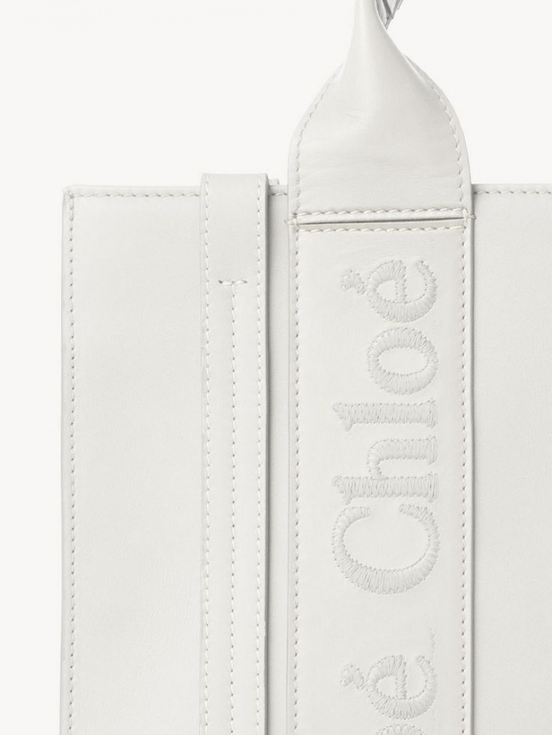 Chloe Small Woody Crossbody Väska Vita | CHE-SR13541