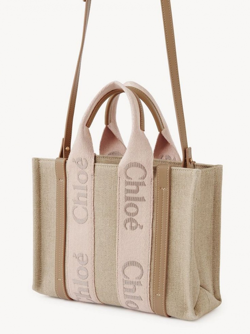 Chloe Small Woody Toteväska Beige | CHE-SR13384