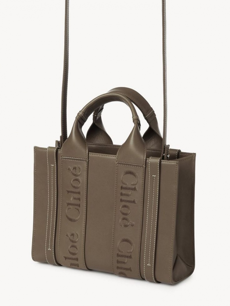 Chloe Small Woody Toteväska Gröna | CHE-SR13339