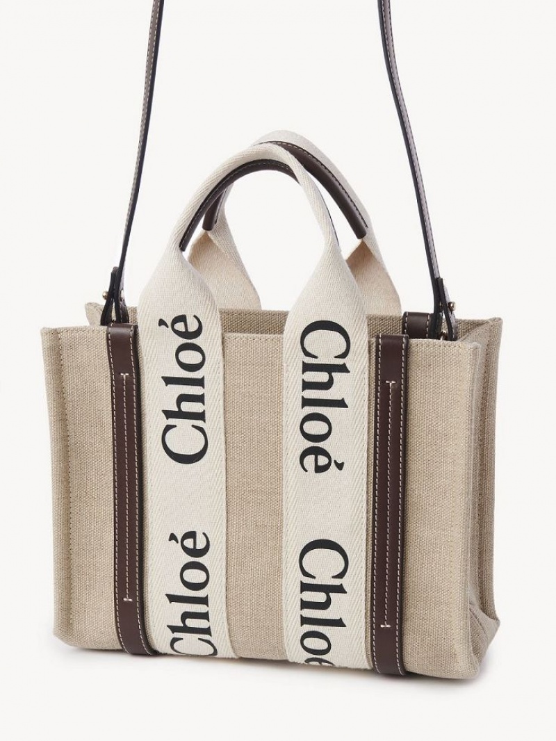 Chloe Small Woody Toteväska Mörk | CHE-SR13361