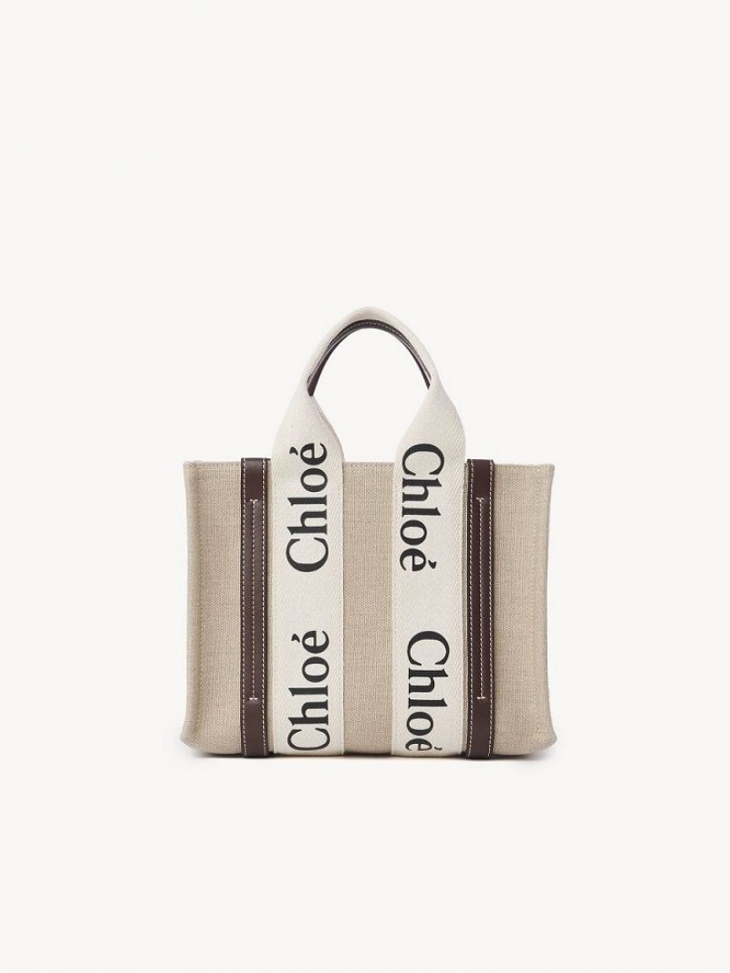 Chloe Small Woody Toteväska Mörk | CHE-SR13361