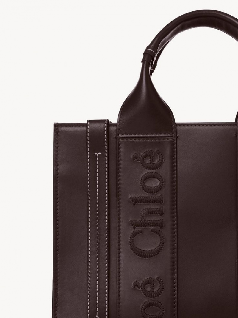 Chloe Small Woody Toteväska Mörk | CHE-SR13375